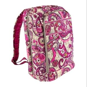 Vera Bradley Paisley Meets Plaid Large Campus Backpack